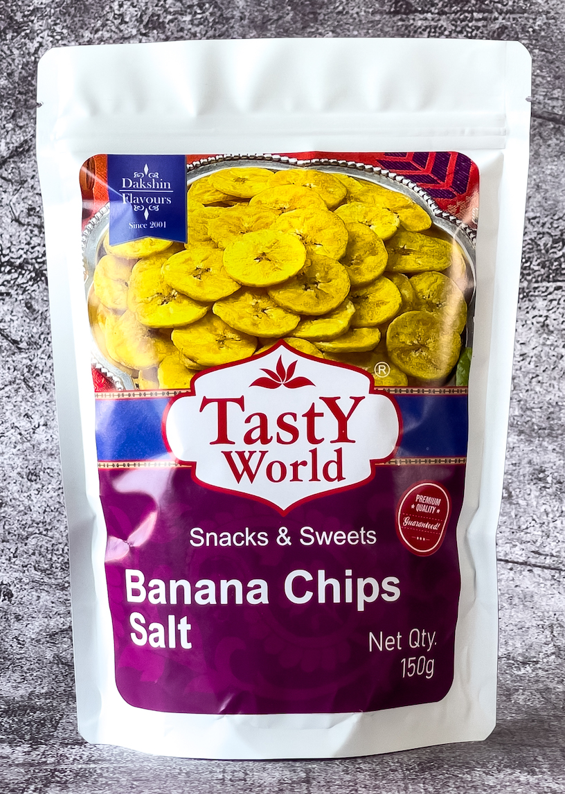 Banana Chips Salt Crispy and Savory Banana Chips Tasty World