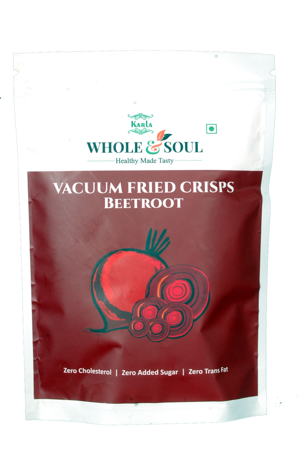 Beetroot Vacuum Fried Crisps Crispy and Nutritious Whole and Soul
