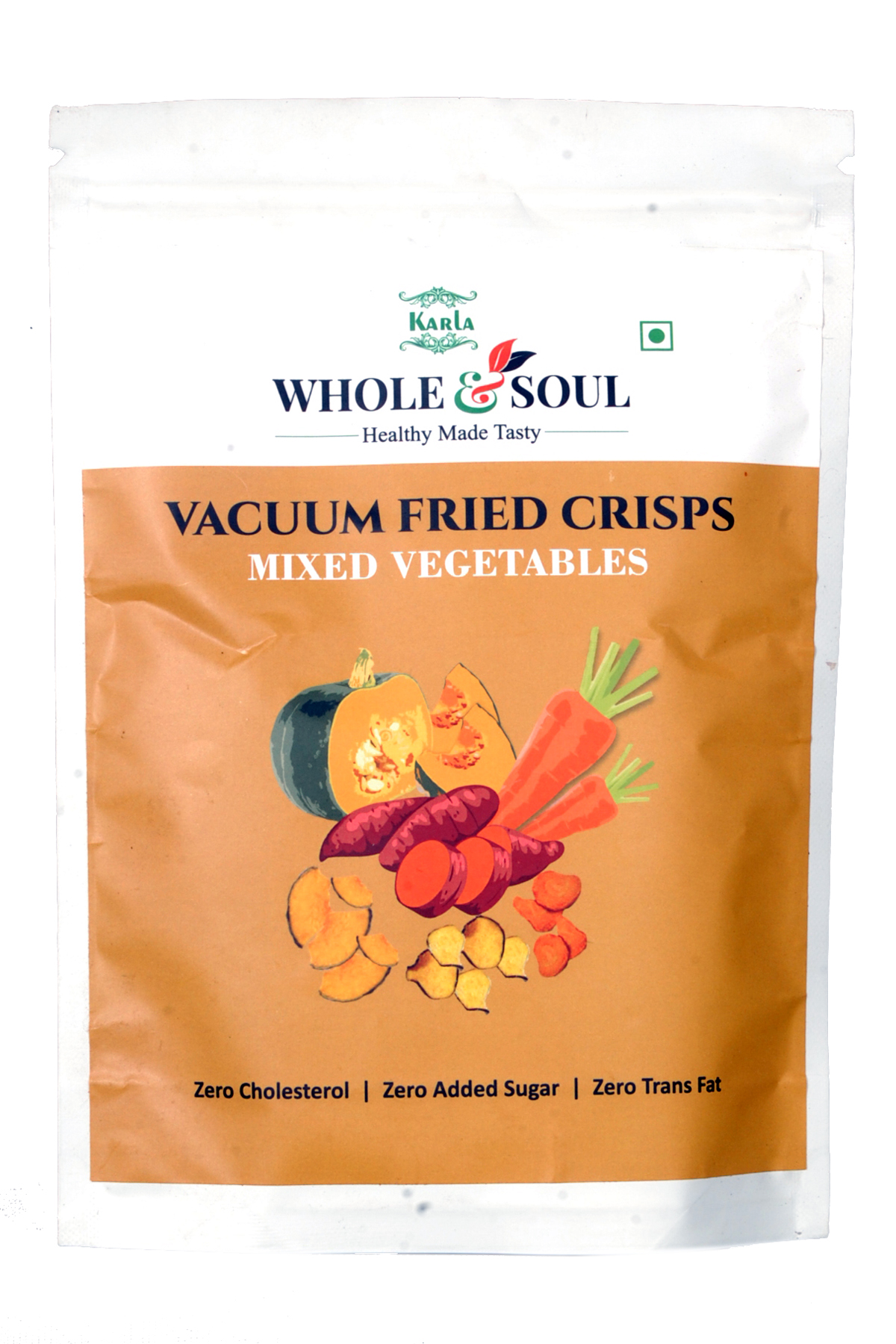 Mixed Vegetable Vacuum Fried Crisps Whole and Soul Saviruchi