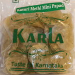 Kasuri Methi Mini Papad | Dried Fenugreek Leaves Mini Papad | Karla | Saviruchi Foods
