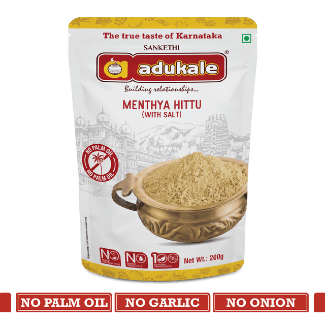 MenthyaHittu-01.png Menthya Hittu | A Unique Spice Mix | Adukale | Saviruchi Foods - Image 1