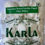 Sabudana Round  Sandige Papad (Mini White) | Pearl Crackers | Karla | Saviruchi Foods