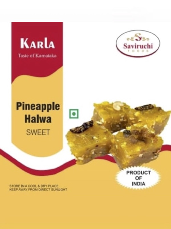 Pineapple_halwa_front Pineapple Halwa | Sweet and Tropical Dessert Delight | Karla | Saviruchi Foods - Image 1