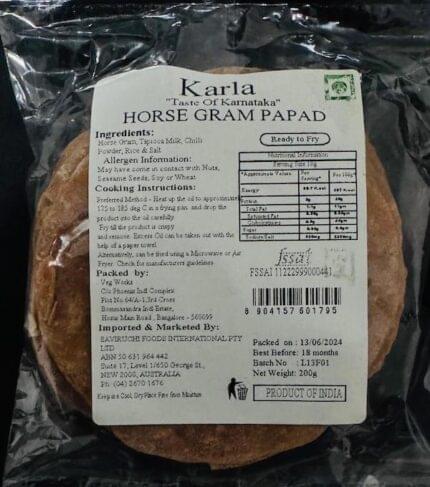 Horse Gram Papad | Karla | Saviruchi Foods